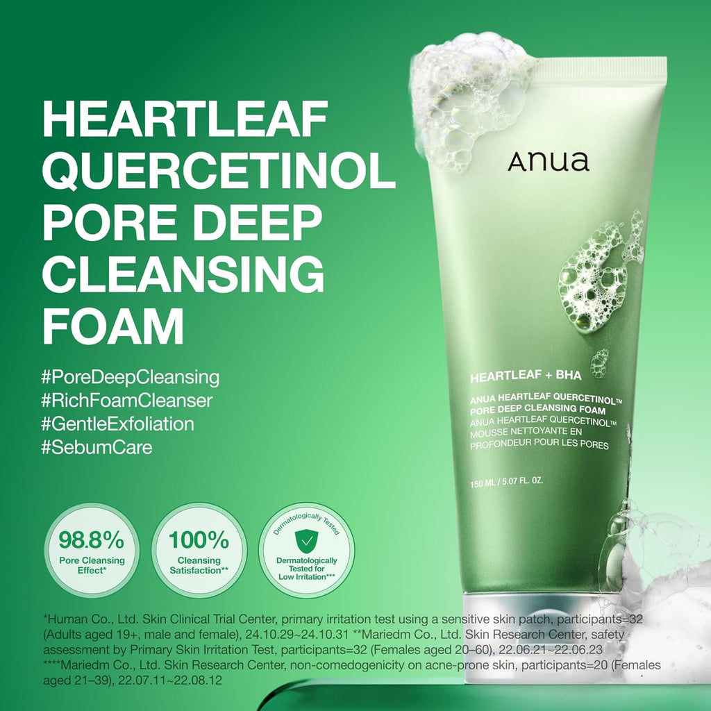 Heartleaf Quercetinol Deep Cleansing Foam, 5.07 Fl. Oz.