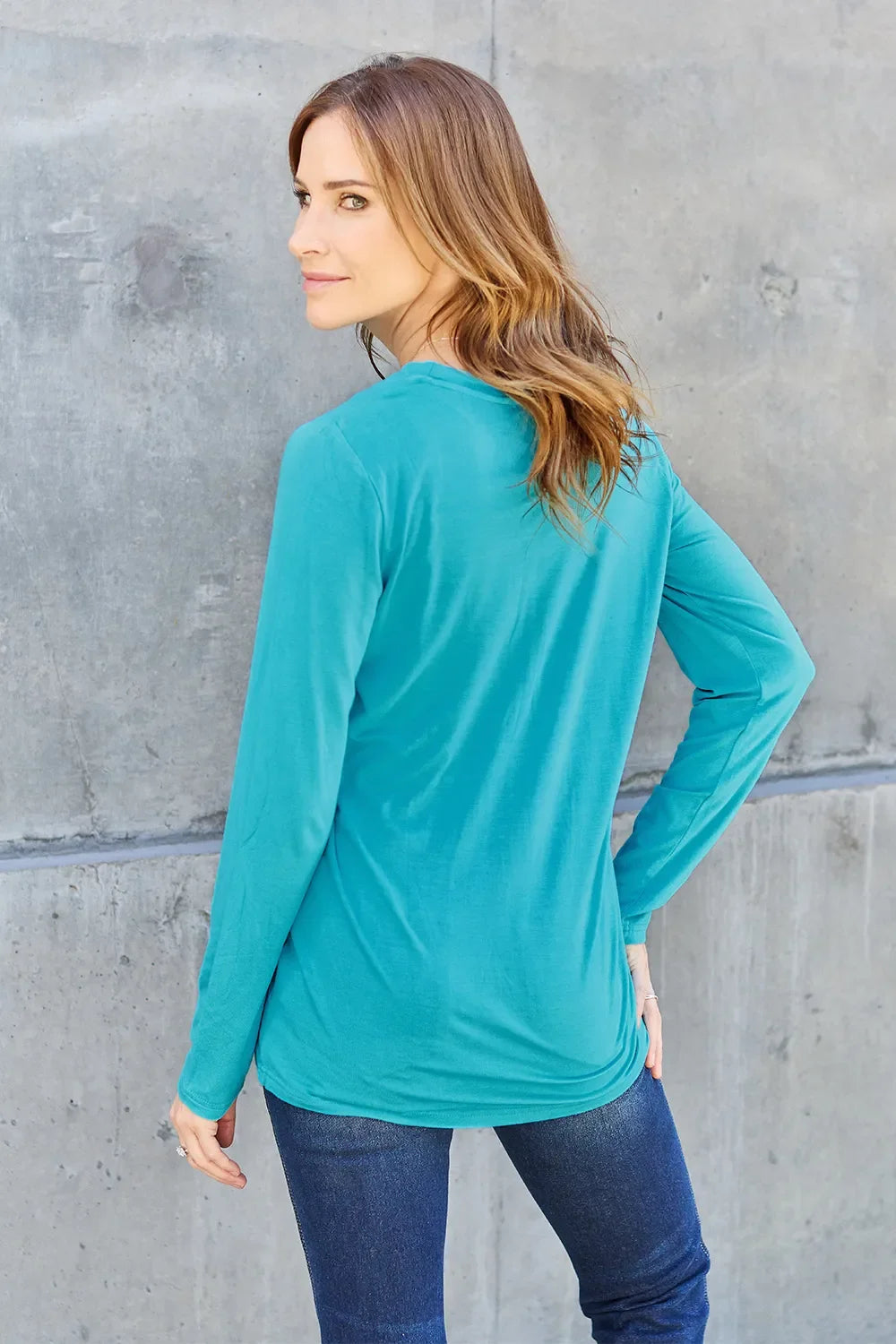 Basic Bae Full Size round Neck Long Sleeve Top