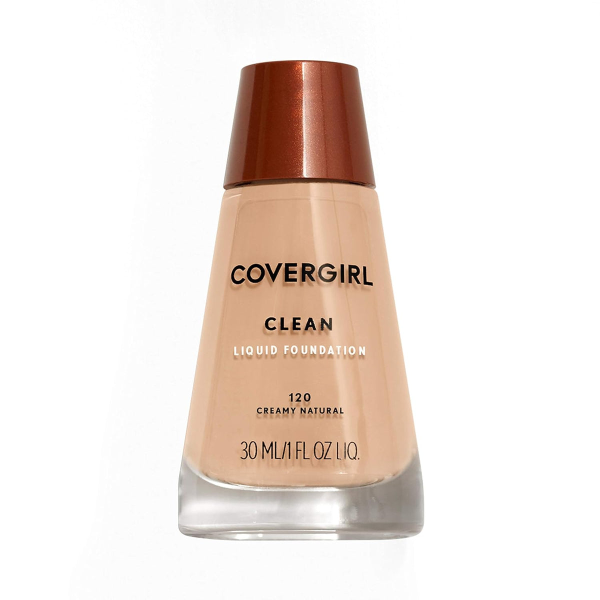 Clean Makeup Foundation - Creamy Natural 120, 1 oz (Packaging May Vary)