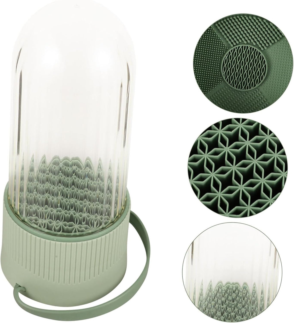Portable Silicone Makeup Brush Cleaner Case for Beauty Tools