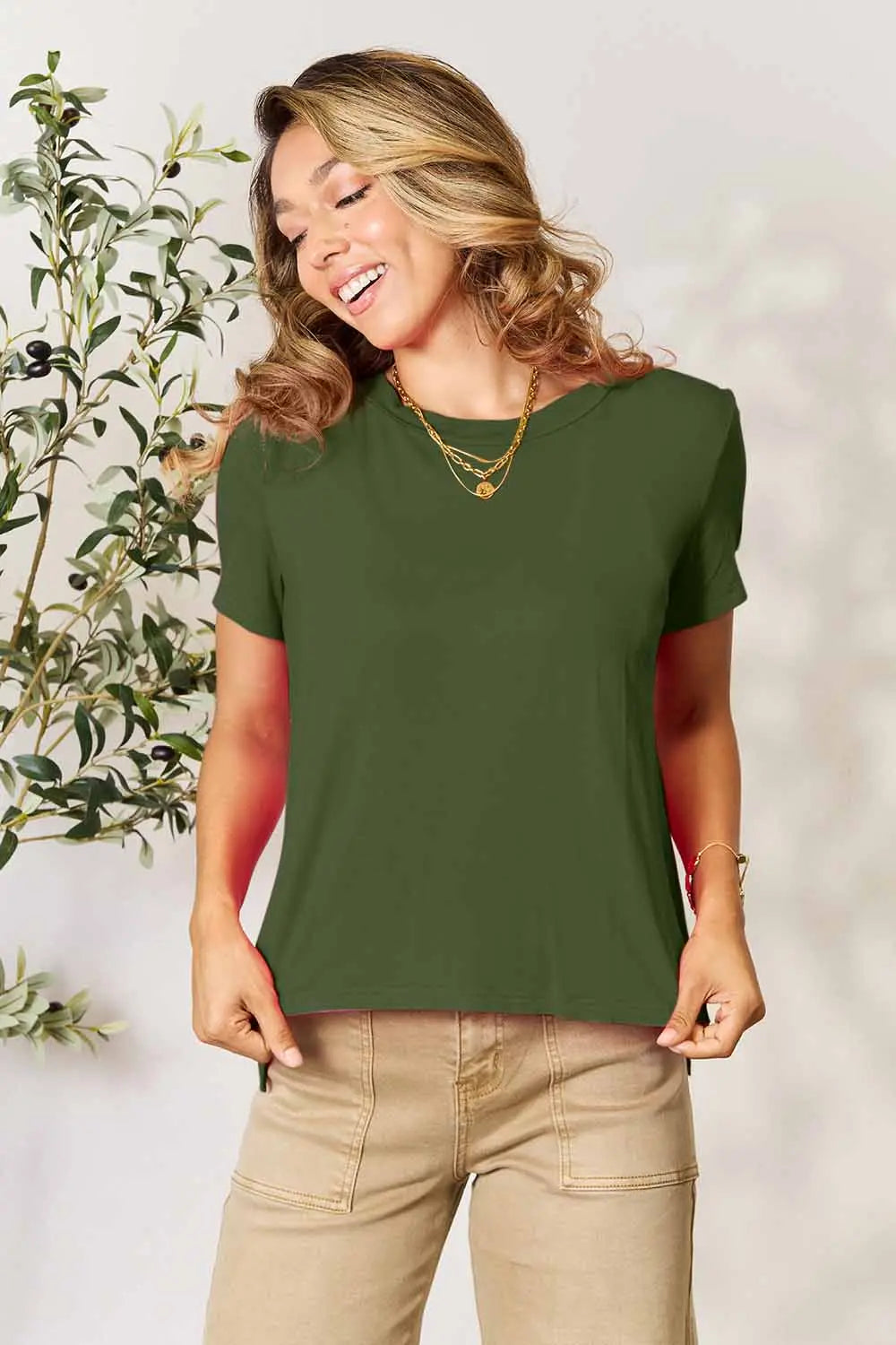 Basic Bae Full Size round Neck Short Sleeve T-Shirt