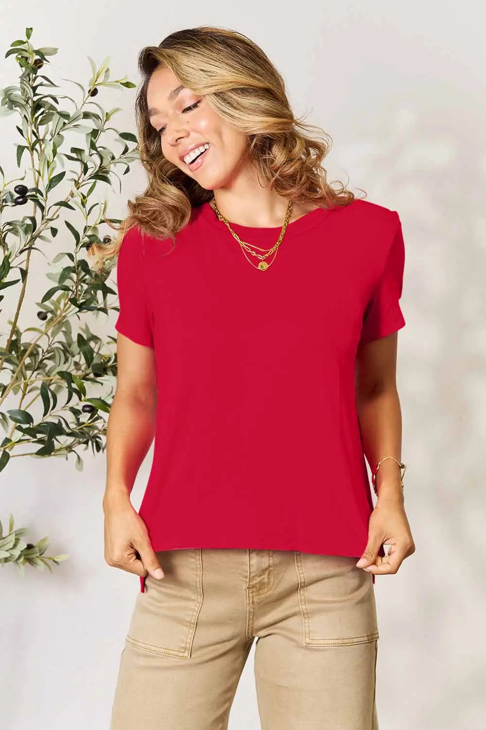 Basic Bae Full Size round Neck Short Sleeve T-Shirt