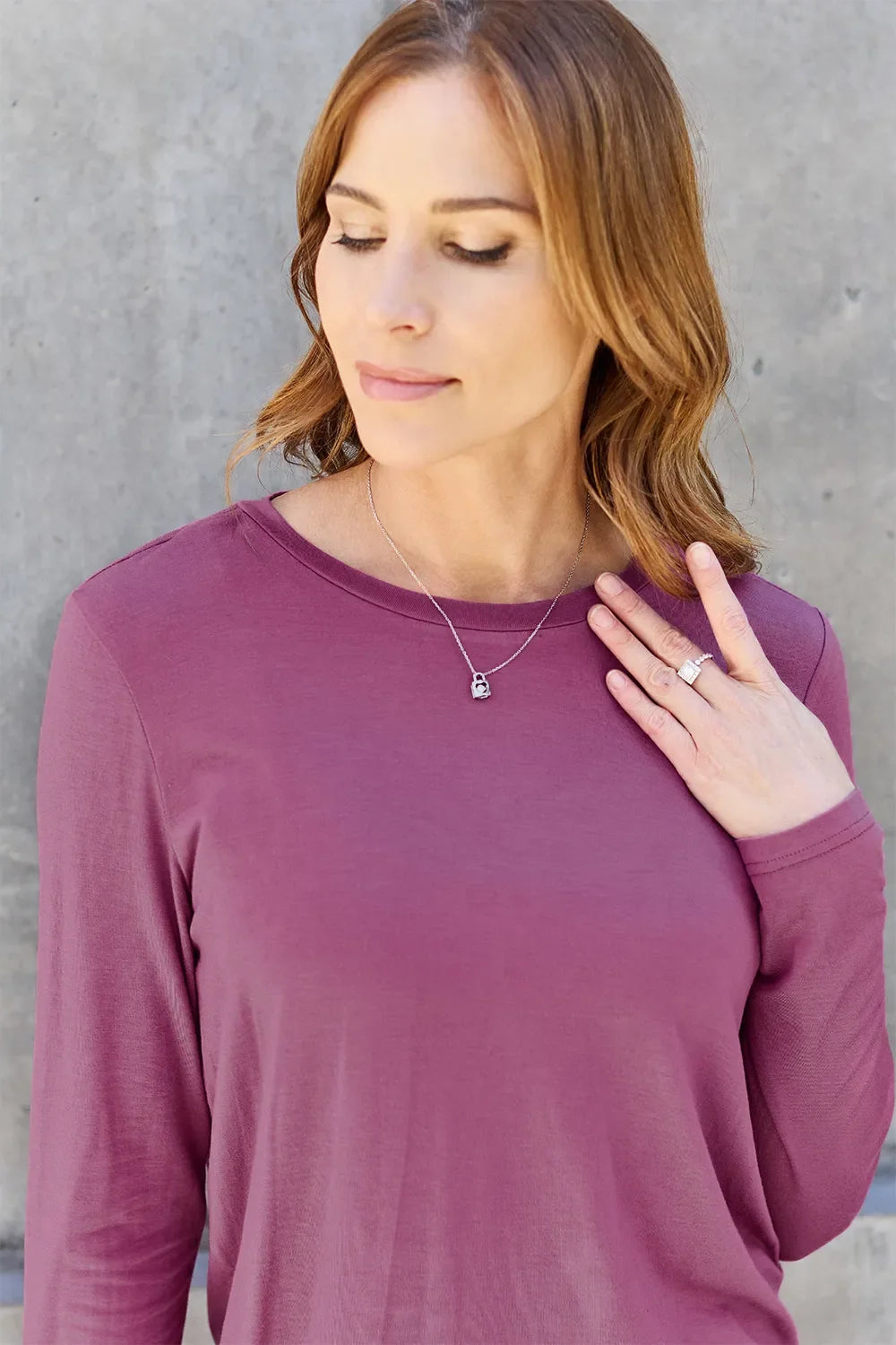 Basic Bae Full Size round Neck Long Sleeve Top