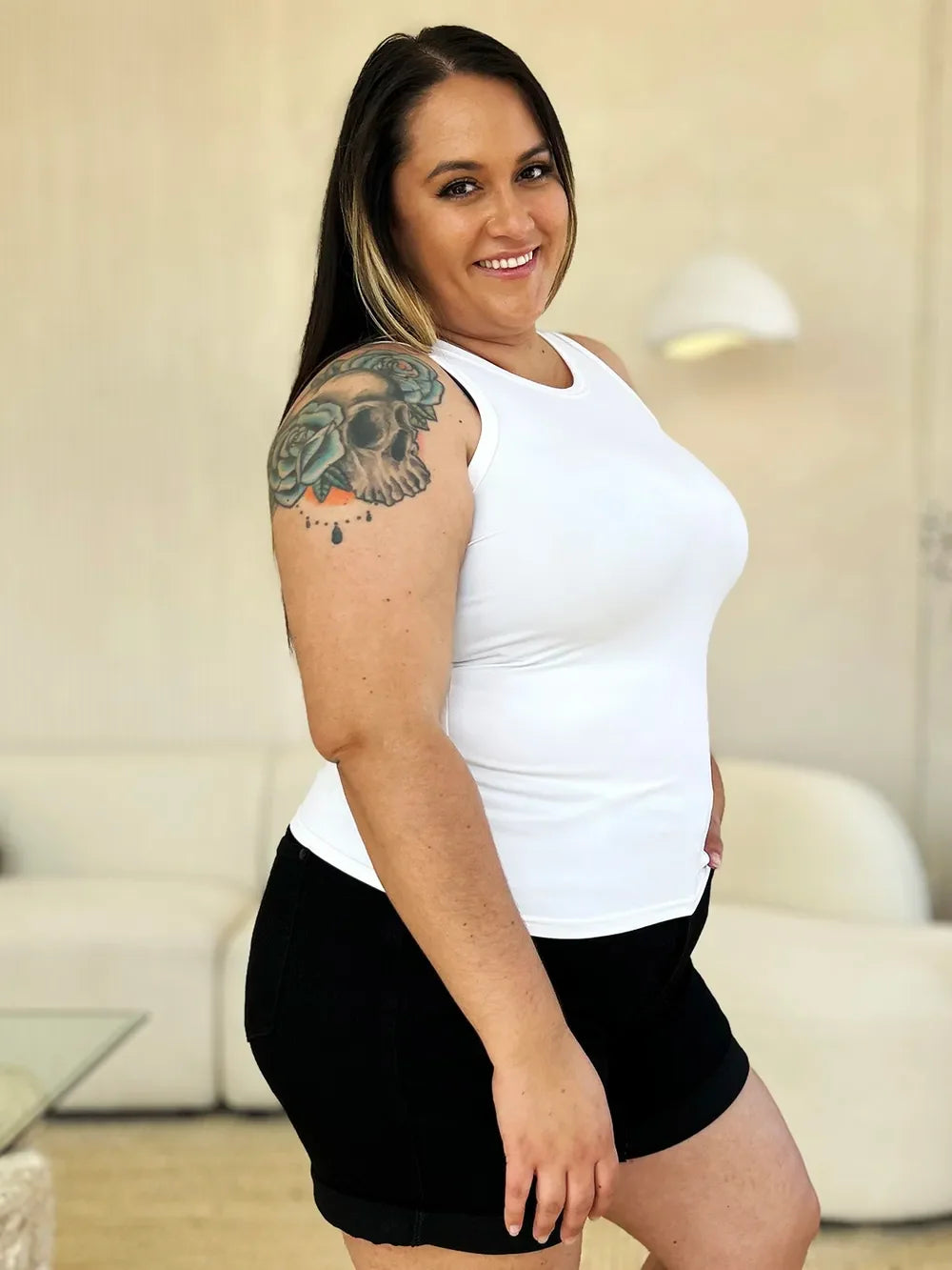 Basic Bae Full-Size Round Neck Slim Fit Tank Top