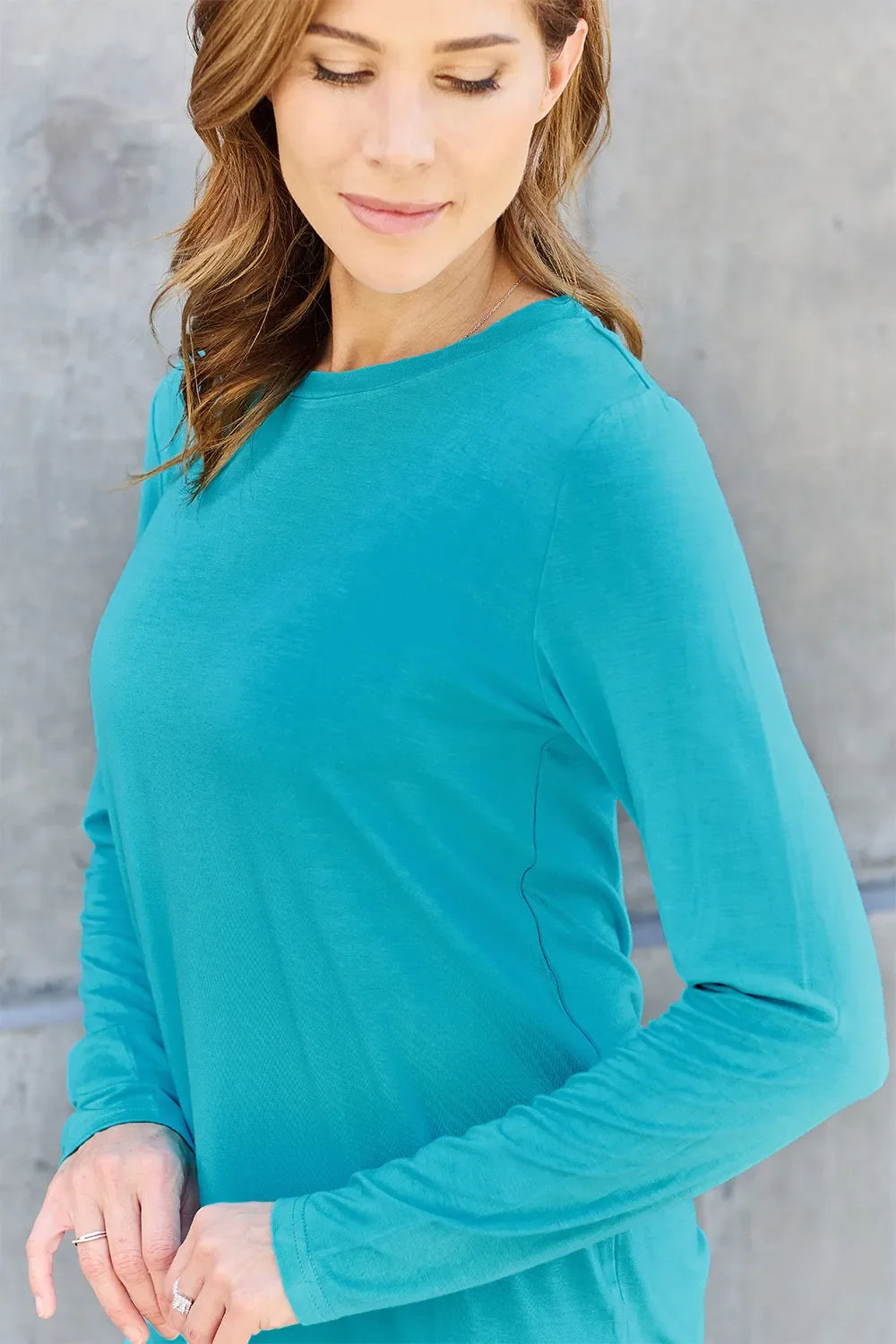 Basic Bae Full Size round Neck Long Sleeve Top