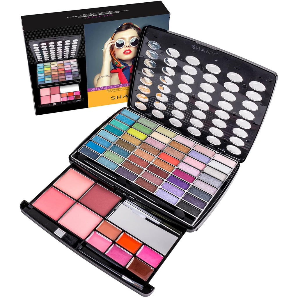 Glamour Girl Makeup Kit Eyeshadow Beauty Palette with Eye Shadows, Blushes, Lipstick Lip-Gloss, Make up Mirror, Cosmetics Applicators, Premium Gift Packaging - Glamour