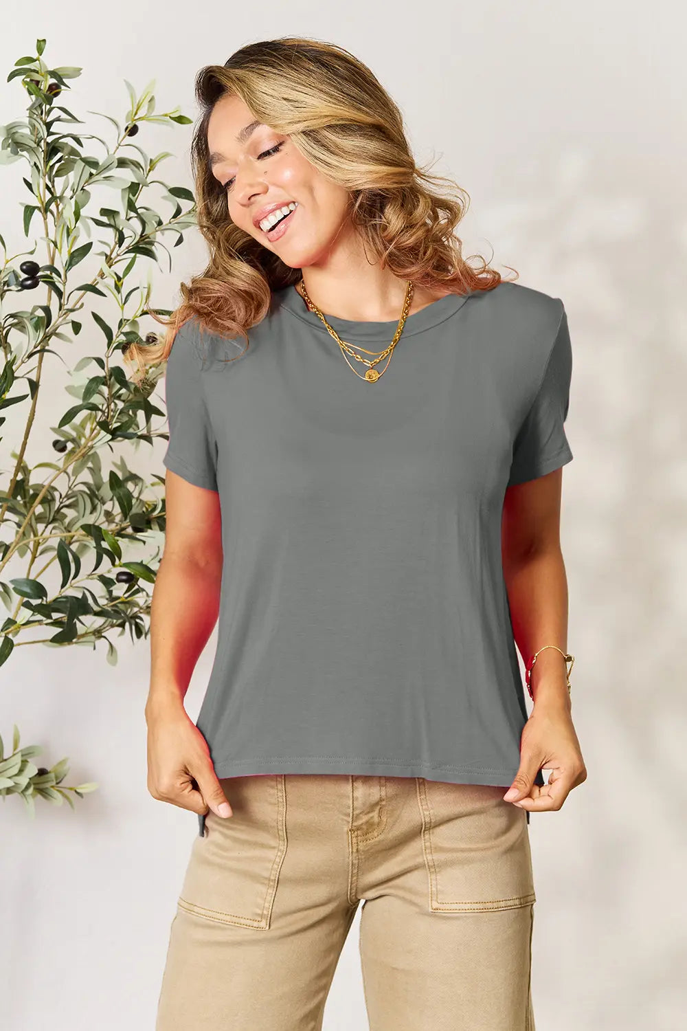Basic Bae Full Size round Neck Short Sleeve T-Shirt
