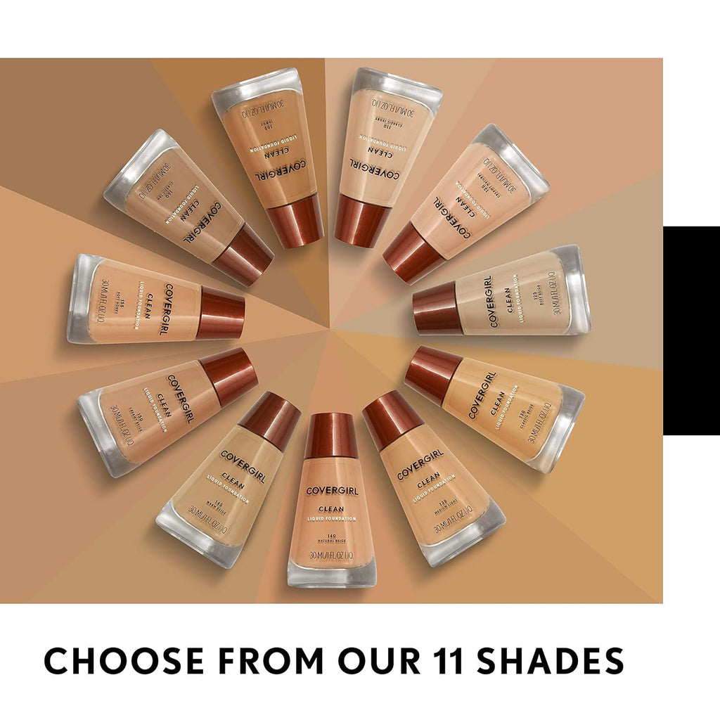 Clean Makeup Foundation - Creamy Natural 120, 1 oz (Packaging May Vary)