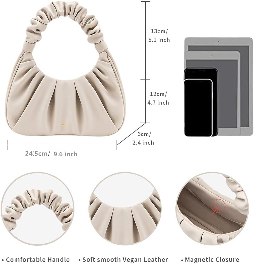 Women's Gabbi Ruched Hobo Bag