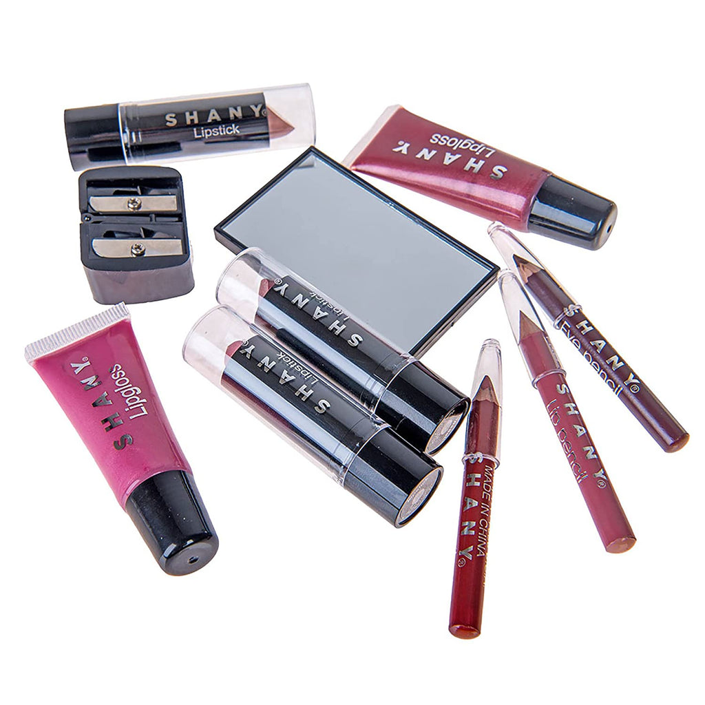 Professional Makeup Train Case with Reusable Aluminum Organizer - Complete Set with Eye Palettes, Blushes, Face Powders, Manicure and Pedicure Tools, and Cosmetic Brushes - Ideal Gift Set